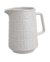 Wazon dzbanek porcelanowy...21cmH....WHITE