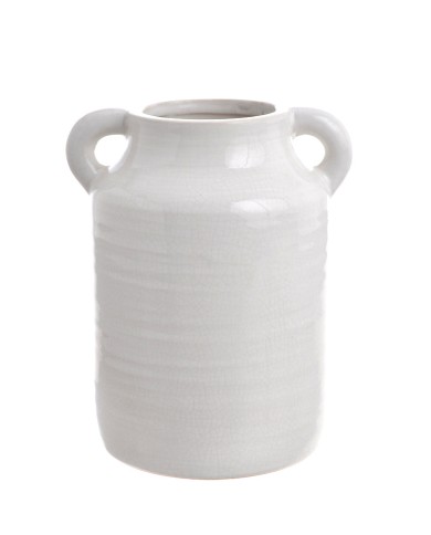 Wazon ceramiczny H19cm...C16 WHITEcs......WHITE
