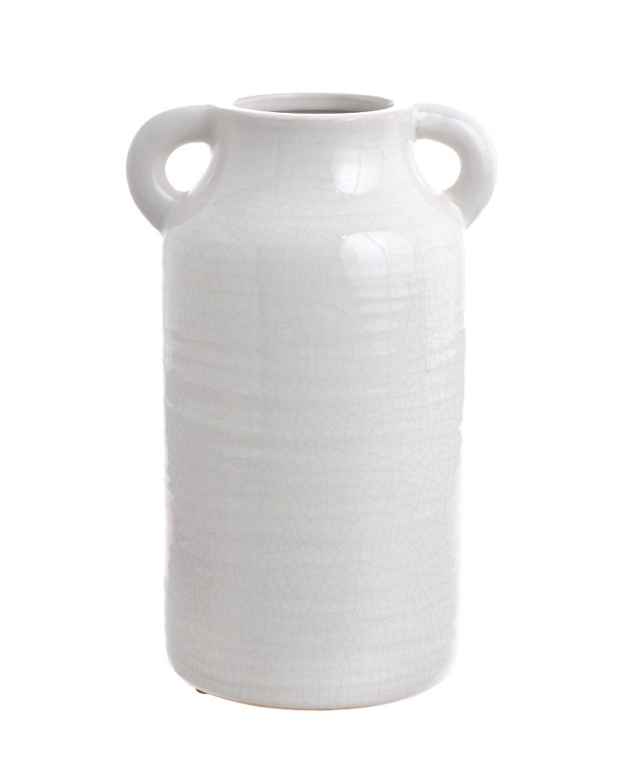 Wazon ceramiczny H24cm...24cm....C16 WHITE