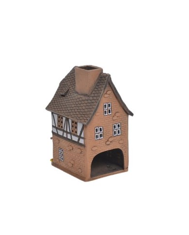 Domek ceramiczny..8cmLx9,5cmWx15cmH...BR-W-B-R