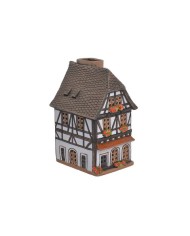 Domek ceramiczny..8,5cmLx10,5cmWx15cmH..1-1 pcs......BR-W-R