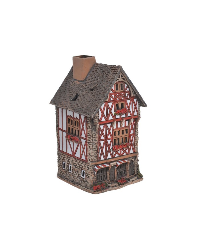 Domek ceramiczny..10,5cmLx10,5cmWx18,5cmH...BR-W-R