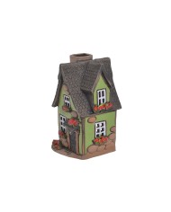 Domek ceramiczny..10,5cmLx10,5cmWx18,5cmH...BR-W-R