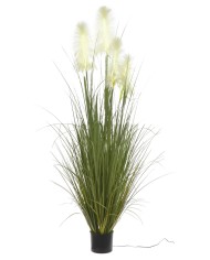 Trawa pampasowa w doniczce LED..180cm....GREEN-WHITE