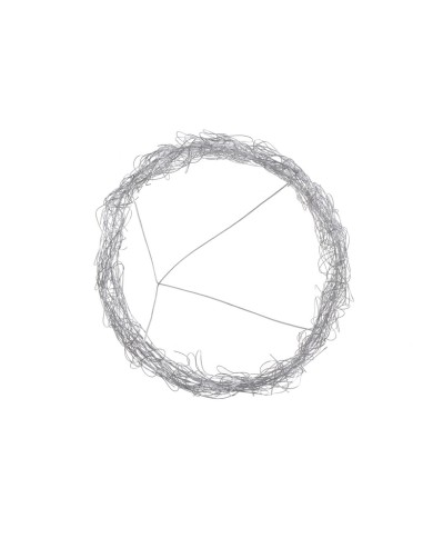 Kryza okrągła 12cm....SILVER