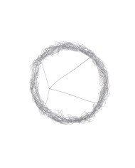 Kryza okrągła 12cm....SILVER