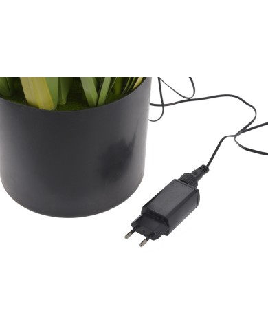 Trawa pampasowa w doniczce LED..120cm....GREEN-WHITE