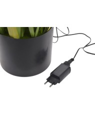 Trawa pampasowa w doniczce LED..120cm....GREEN-WHITE