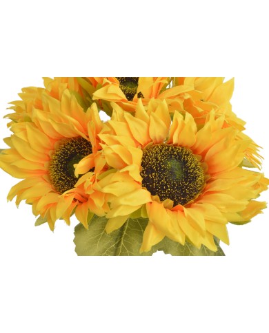 Słonecznik 5+1-pęcz...31cm..120-12 bu..5+1 pcs-bu....YELLOW