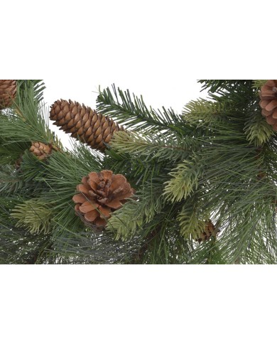 Wianek iglasty z szyszkami..60cm....GREEN
