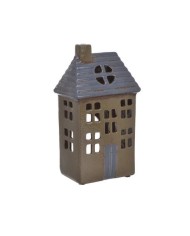 Domek ceramiczny...19.5cmH...LT.BROWN