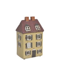 Domek ceramiczny...15cmLx10cmWx25cmH...1-12 pcs...GREEN-WHITE