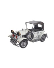 Metalowy samochód retro..30cmLx11,5cmWx13,5cmH....RED