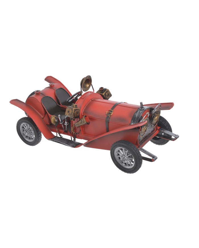 Metalowy samochód retro..30cmLx11,5cmWx13,5cmH....RED