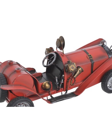 Metalowy samochód retro..30cmLx11,5cmWx13,5cmH....RED