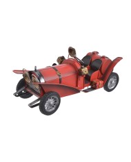 Metalowy samochód retro..30cmLx11,5cmWx13,5cmH....RED