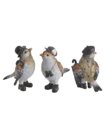 Ptak figurka H12,5cm MIX 3 wzory