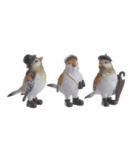 Ptak figurka H12,5cm MIX 3 wzory