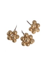 Kulki perłowe na druciku 24szt-pacz..1,3cmOx6,5cmH..240-24 bags..24 pcs-bag