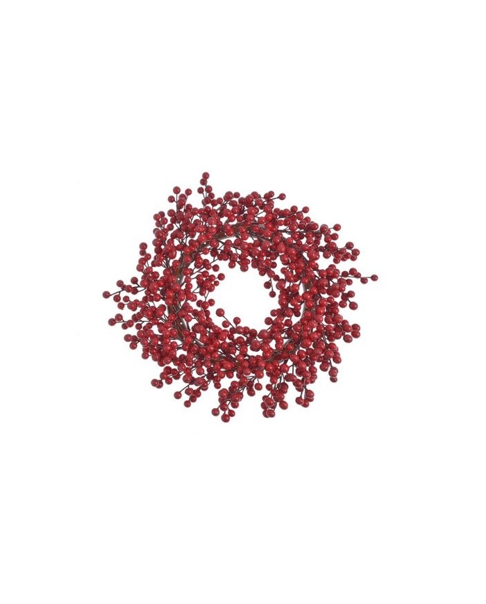 Wianek z głogiem...45cm...6 / 24 pcs - sztuczna roślina