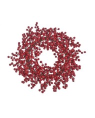 Wianek z głogiem...45cm...6 / 24 pcs - sztuczna roślina