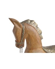 Drewniany konik..45cmL x 9,5cmW x 48cmH..1-1 pcs......NATURAL -SILVER.