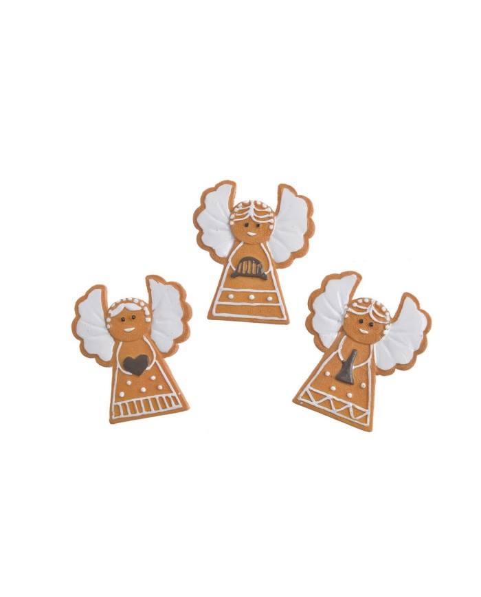 Anioł nalepka 3szt-kpl..5,2cmLx0,7cmWx6cmH..144-12 sets..3 pcs-set....SET 3 DESG