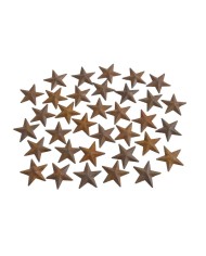 Dzwonki w kartoniku 24szt-kpl ..2,5cm∅ x 2cmH..72-1 bags..24 pcs-bag....RUSTY