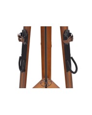 Drewniany wieszak z nart 170cm..48cmLx48cmWx170cmHBROWN-BLACK..1-1 pcs