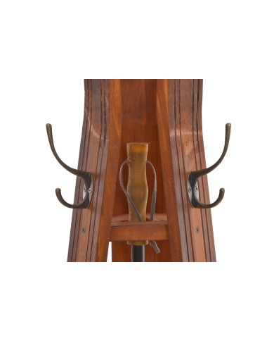 Drewniany wieszak z nart 170cm..48cmLx48cmWx170cmHBROWN-BLACK..1-1 pcs