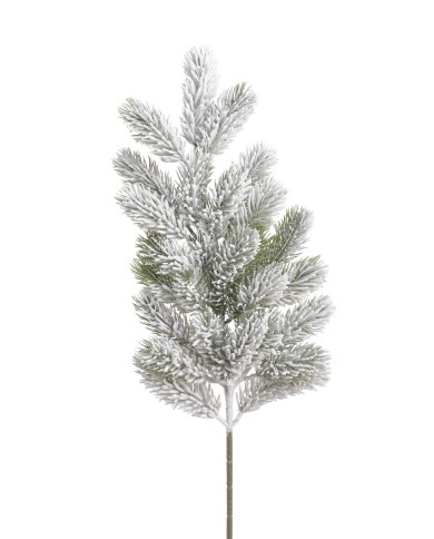 Gałązka ośnieżona 63cm - sztuczna roślina.....72-12 pcs......GREEN-WHITE