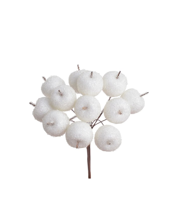 Jabłko w cukrze 12szt/pęczek x12 - sztuczna roślina