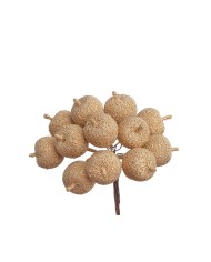 Jabłko w cukrze 12szt/pęczek x12 - sztuczna roślina