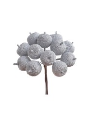 Jabłko w cukrze 12szt/pęczek x12 - sztuczna roślina