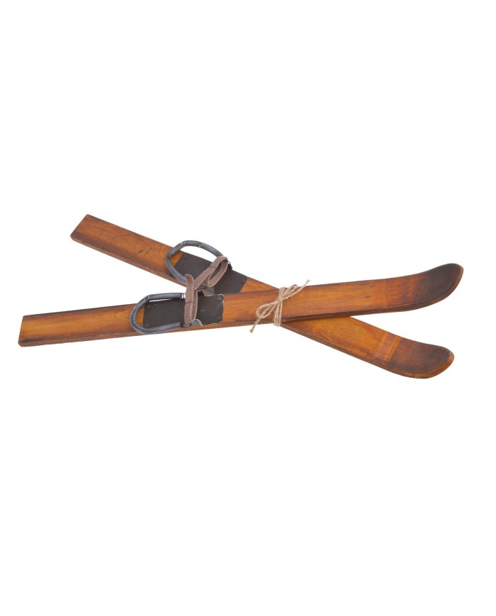 Drewniane narty 60cm - art. dekoracyjny