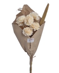 Shola Dalia 8cm 6szt-bukiet, 55cm - susz