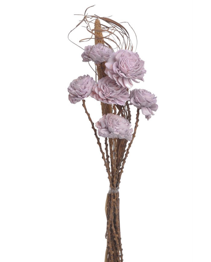 Shola Dalia 8cm 6szt-bukiet, 55cm - susz