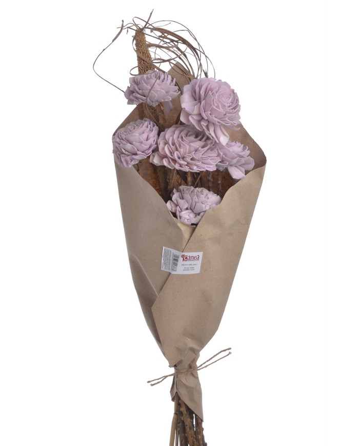 Shola Dalia 8cm 6szt-bukiet, 55cm - susz