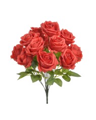 Bukiet róż x12..38cm..30-0 pcs - sztuczna roślina