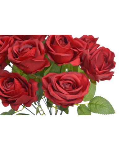 Bukiet róż x12..38cm..30-0 pcs - sztuczna roślina