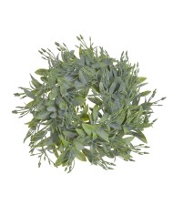 Wianek liściasty mały ..26cm...02 WHITE-GREEN