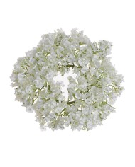 Wianek gipsówka..25cm..72-12 pcs......1 CREAM