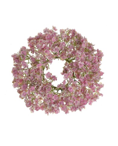 Wianek gipsówka..25cm..72-12 pcs......3 PINK