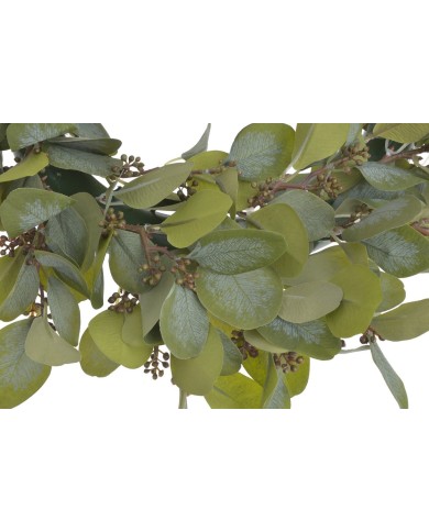 Wianek z eukaliptusem..48cm..12-0 pcs......GREEN