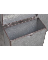 Metalowe pojemniki skrzynie 3szt-kpl..24cmL