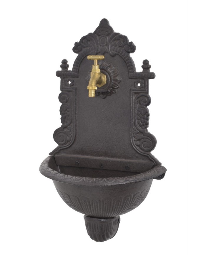 Dekoracyjna fontanna naścienna..27cmL x 14cmW x 45cmH..1-1 pcs......BROWN