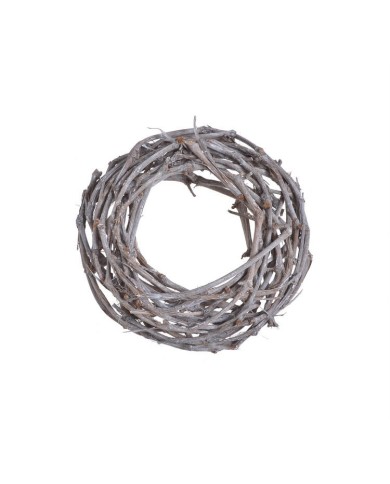Wieniec biało-szary ..30cm..12-1 pcs......WHITE WASHED