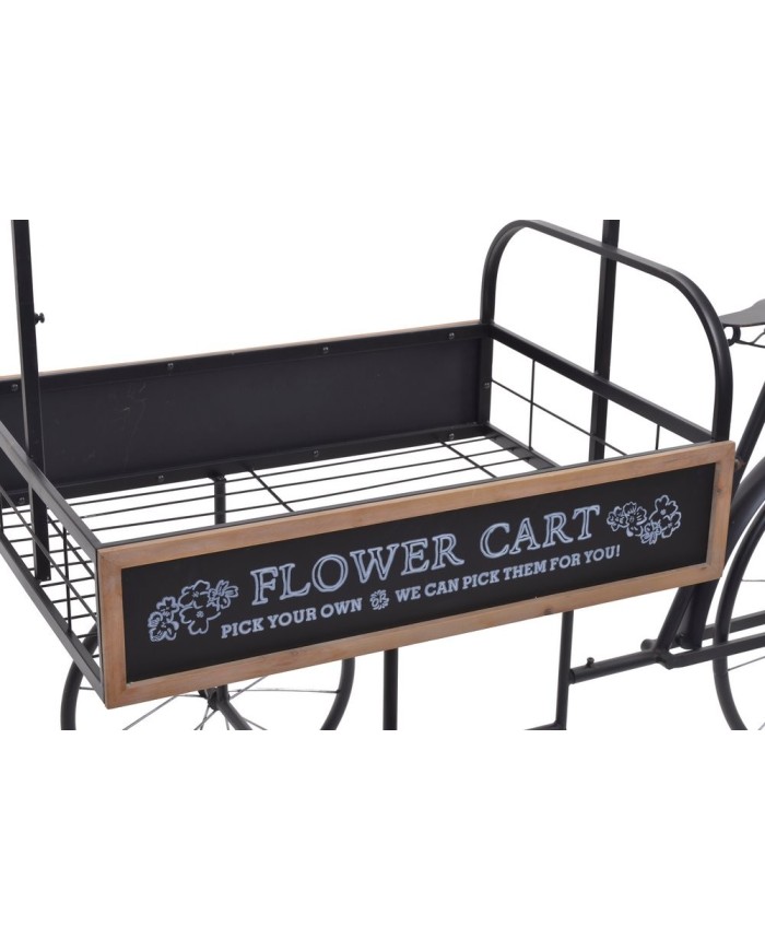 Metalowy kwietnik rower..163cmLx59cmWx168cmH..1-0 pcs......BLACK-7