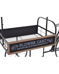 Metalowy kwietnik rower..163cmLx59cmWx168cmH..1-0 pcs......BLACK-7