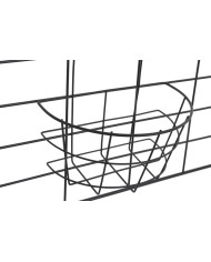 Metalowy kwietnik wózek..100cmL x 57cmW x 175cmH..1-1 pcs......BLACK